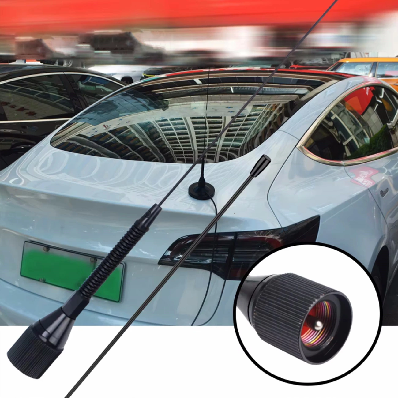 M150 VHF Car Communication Antenna – 136-174MHz 3dBi Mobile Antenna for PL259 Connector (SUV Use)