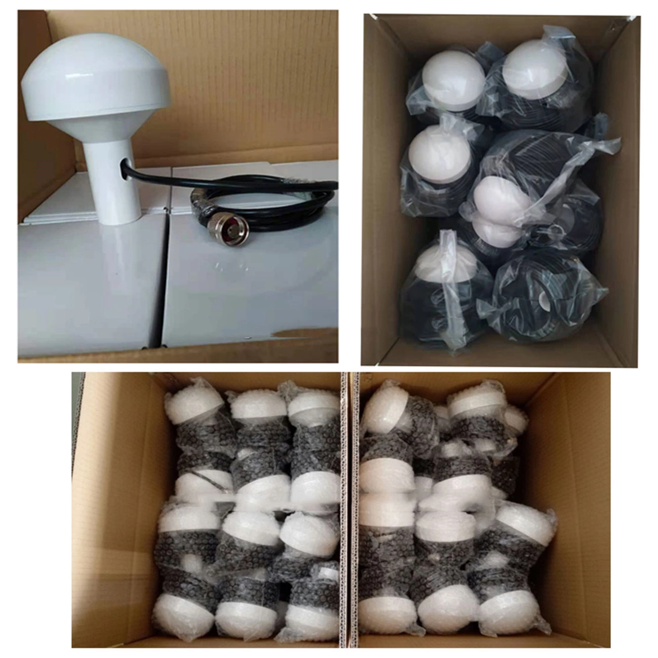 MRF003 Marine GPS Antenna – 1575.42MHz External Antenna with Stand/Cable, GLONASS/TNT & BNC Male Connector
