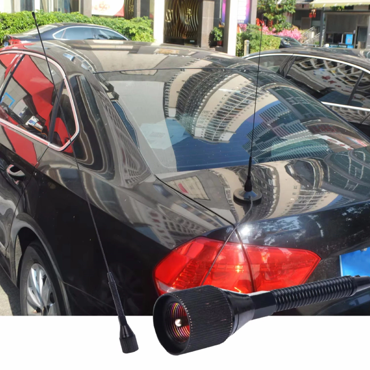 M150 VHF Car Communication Antenna – 136-174MHz 3dBi Mobile Antenna for PL259 Connector (SUV Use)