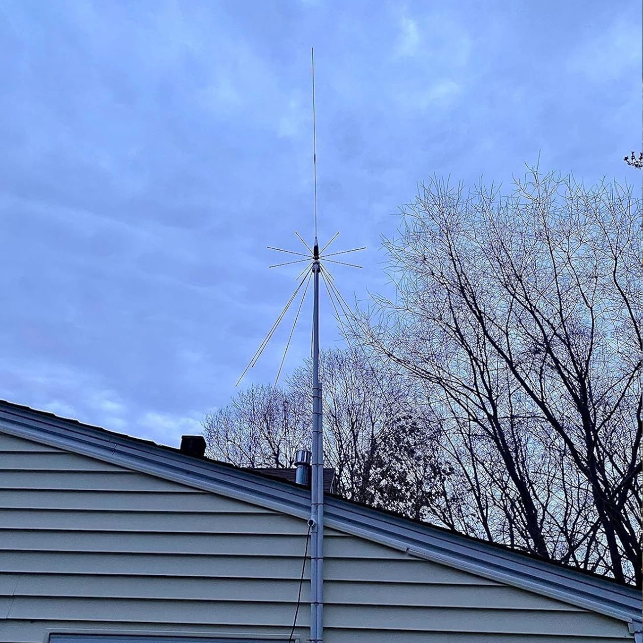 D130 Outdoor Wide Band Scanner Antenna – 25-3000MHz Broadband Discone Antenna for CB HF FM Multiband Signal Transmitter