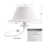 XD3-4G 4G/5G Ceiling Antenna – 698-2700MHz 3.5dBi Omni Antenna to Promote IoT Application Industries