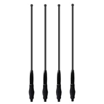 4780BBS 4x4 Off Road Antenna – Bullbar Mount SUV Fiberglass Whip, VHF/UHF Dual Band 4G/CB (27MHz/477MHz) + PL259/FME-Female/SMAs-M