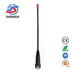 669CR SMA Portable Ham Antenna – 136-174MHz VHF Flexible ABS Rubber Antenna for Kenwoods Mobiles & Walkie Talkie (Manufacturer)