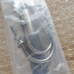 MRF240C Boat Base Antenna – 156-163MHz VHF 2.4meter Fiberglass Antenna with Bracket for Marine & Fishing Use