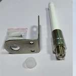 MRF021 156-163MHz VHF Antenna – Short Portable (22cm/9 Inch) Omni Fiberglass Marine Boat Antenna with L Bracket & SO239 Connector