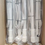 MRF240V VHF Marine Antenna – 156-163MHz 6.5dB Gain 2.4m Antenna with Nylon Marine Base Mount