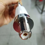 MRF27INOX Stainless Steel Whip Antenna – 24.5-29.5MHz Omni CB Boat Antenna with L Bracket for Marine Radio