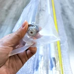MRF240C Boat Base Antenna – 156-163MHz VHF 2.4meter Fiberglass Antenna with Bracket for Marine & Fishing Use