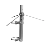 Omni Fiberglass Base Station Antenna X5000 – Tri Band 144/430/1200MHz for Outdoor Use
