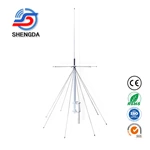 D130 Outdoor Wide Band Scanner Antenna – 25-3000MHz Broadband Discone Antenna for CB HF FM Multiband Signal Transmitter