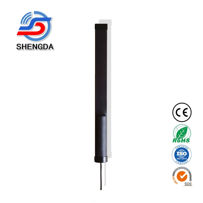 GP01 China Car Patch Antenna – 600-6000MHz Omni Blade Car Sticker Antenna (4G/5G Long Range) with 30cm RG58 Cable
