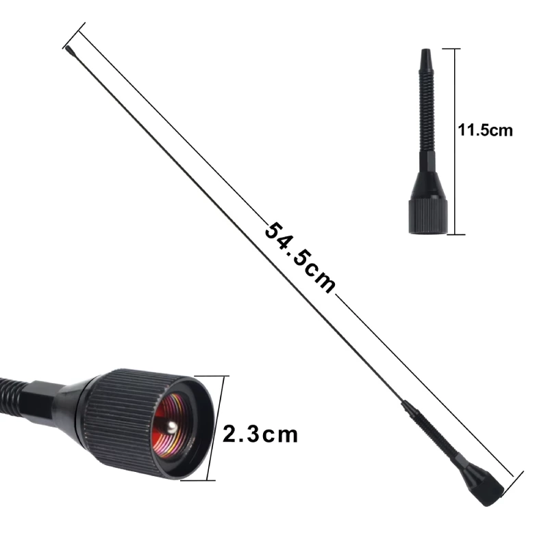 VHF Car Communication Antenna 136-174MHz 3dbi Mobile Antenna For Pl259 Connector For SUV