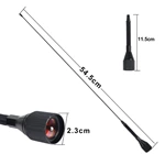 M150 VHF Car Communication Antenna – 136-174MHz 3dBi Mobile Antenna for PL259 Connector (SUV Use)