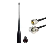 MIR UHF Car Radio Antenna – 450-520MHz 3dBi Rubber Whip Antenna with PL259 Connector
