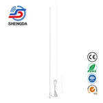 MRF240V VHF Marine Antenna – 156-163MHz 6.5dB Gain 2.4m Antenna with Nylon Marine Base Mount