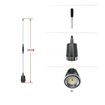 N3 UHF NMO Mobile Radio Antenna – 400-520MHz 5.5dBi Stainless Steel Whip Central Reel (Amateur Use)