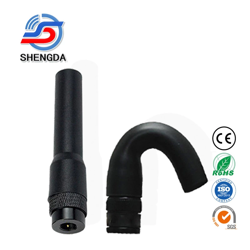 SRJF10 SMA-type Connector Antenna – 433-446MHz UHF Flexible Rubber Walkie Talkie Antenna for Two Way Radio (Manufacturer)