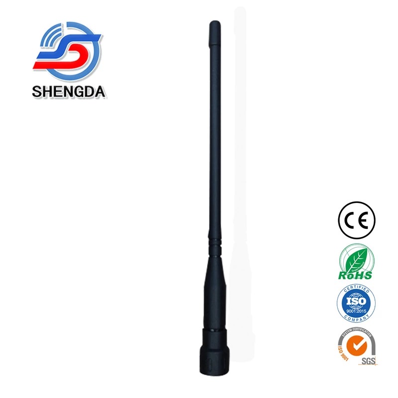 V85 Handheld Radio Antenna – VHF/UHF/868MHz 3.5dBi Rubber Whip Antenna for Walkie Talkie Two-Way Radio & Starlink Communication