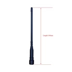 V85 Handheld Radio Antenna – VHF/UHF/868MHz 3.5dBi Rubber Whip Antenna for Walkie Talkie Two-Way Radio & Starlink Communication