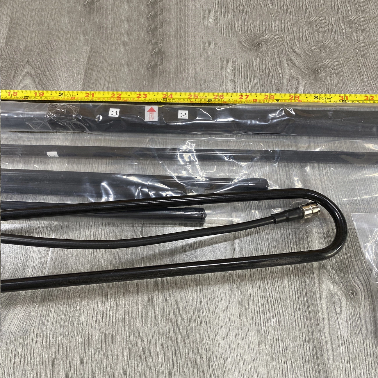 YV5-B Wholesale Yagi Antenna – 136-174MHz VHF 9dBi High Gain Black Antenna for Cell & Communication