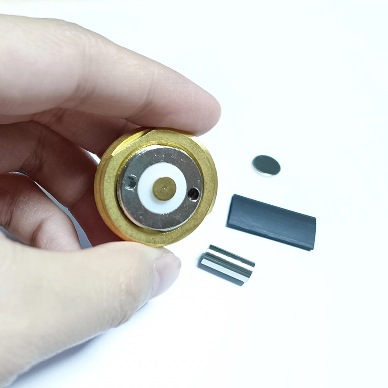 0-6GHz High Frequency NMO Connector – NC1 Alloyed 3/4'' Right Angle Mount Low Profile Crimp Plug for RG58