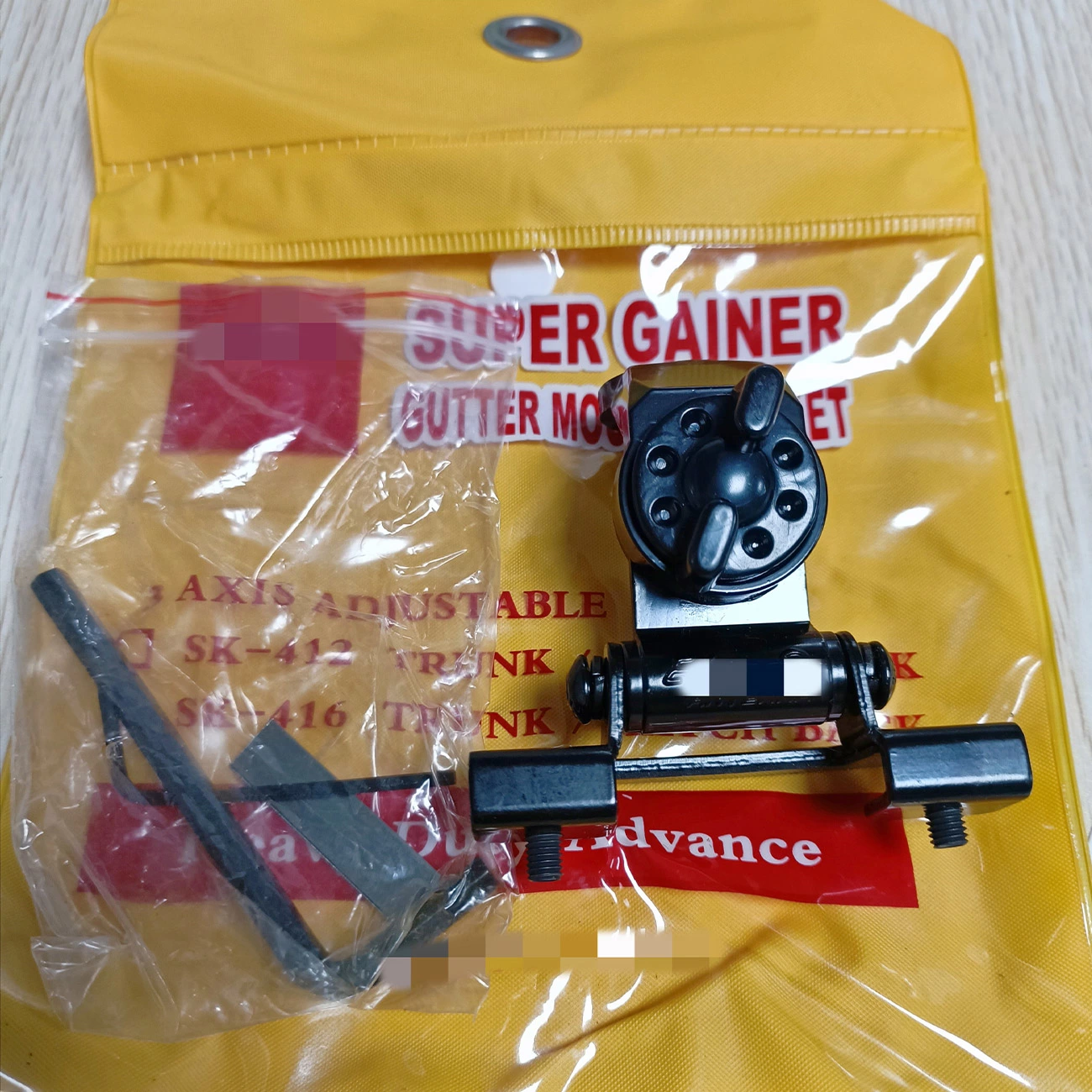 EM-90 Car Gutter Mount Antenna Bracket – Tilt Angle Adjust for Car & Truck Antennas