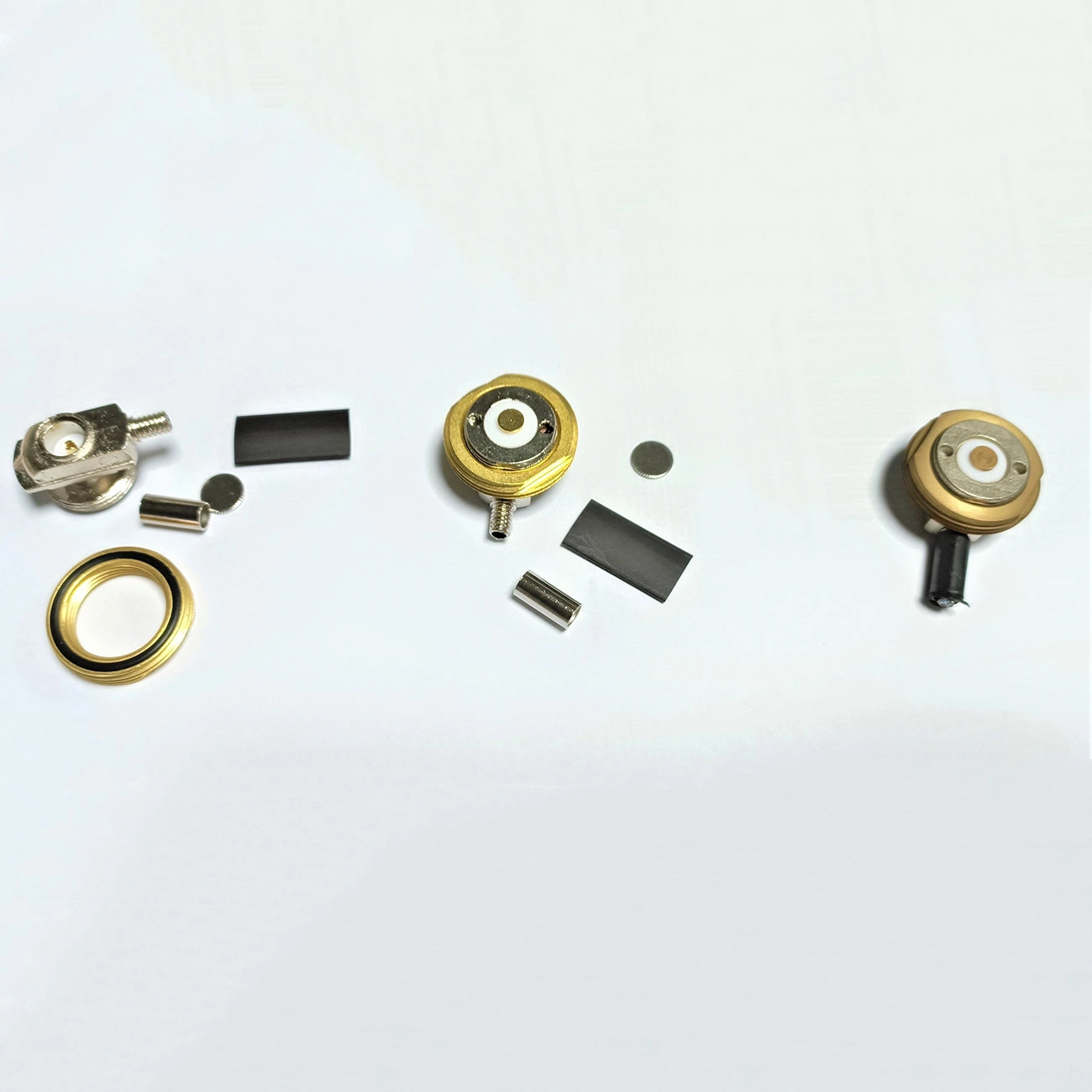 0-6GHz High Frequency NMO Connector – NC1 Alloyed 3/4'' Right Angle Mount Low Profile Crimp Plug for RG58