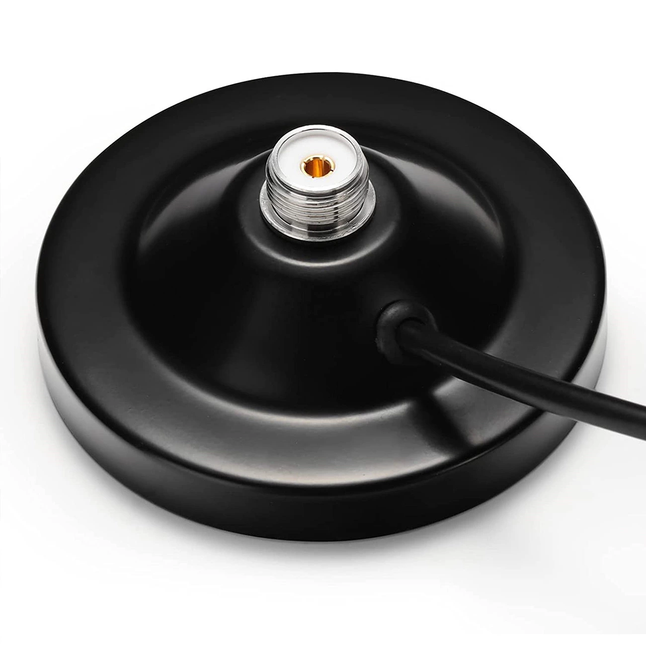 SD90 90mm Diameter Magnet Mount – SO239 UHF Female Base + 4m (13.1ft) RG58 Cable (for Car Radio Antenna)