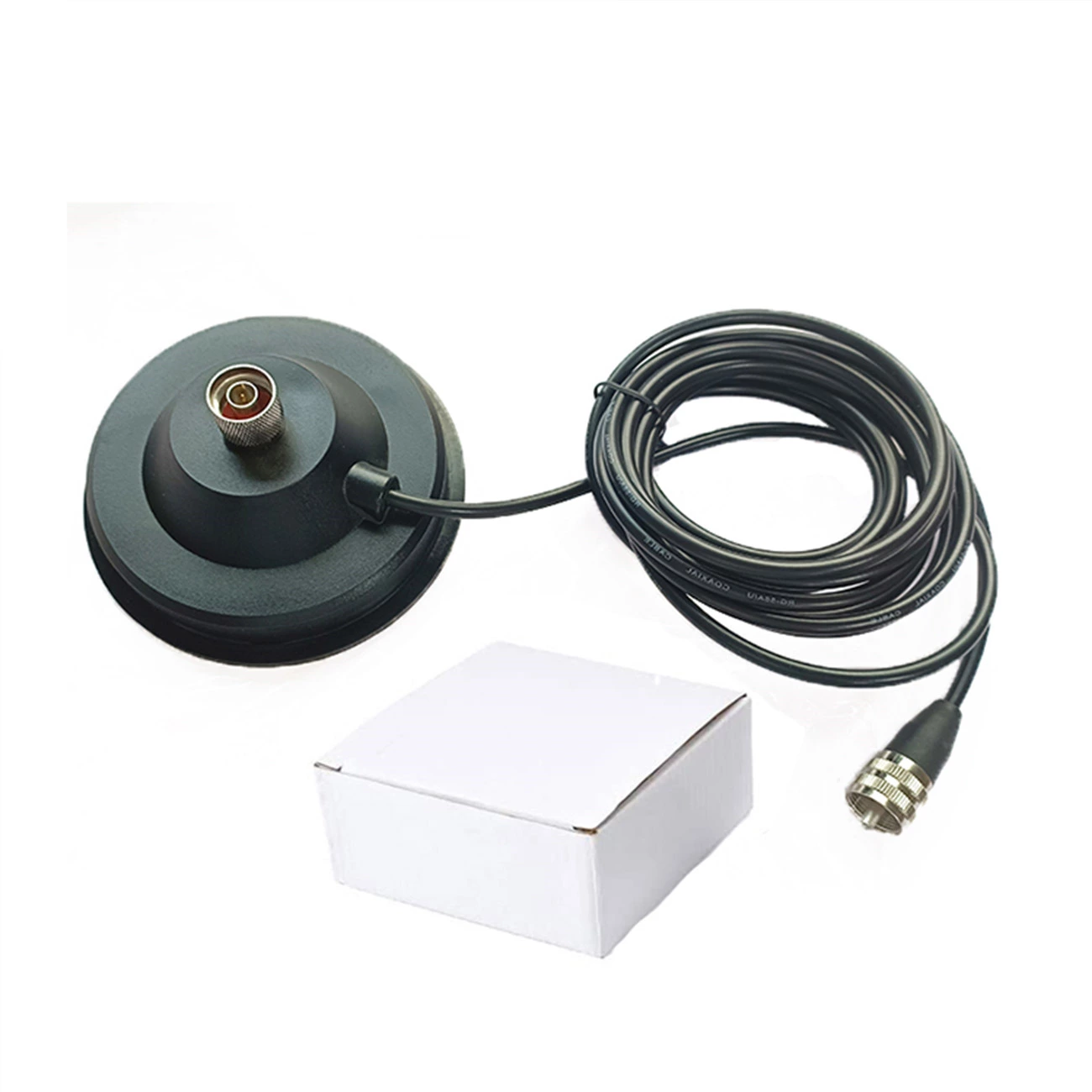 Combination Antenna with 110mm Magnetic Base Mount – N Male Connector + 4m RG58 Cable