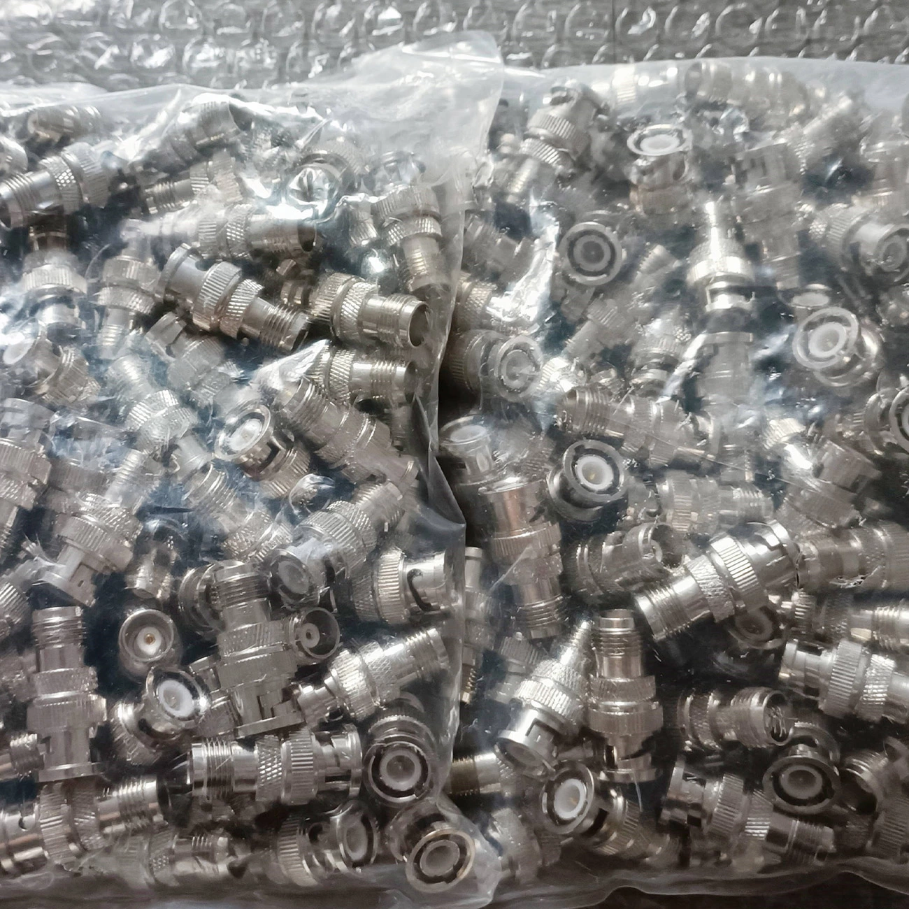Straight BNC Male to TNC Female RF Coaxial Connector Adapter