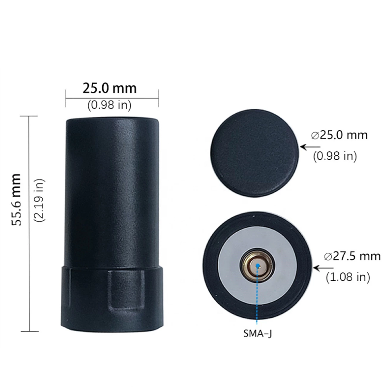High Precision Handheld GPS Antenna – 33dBi High Gain Active Helical GNSS RTK Antenna (L1/L2/L5, GPS Positioning)