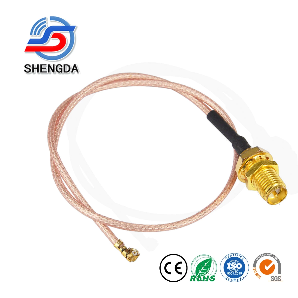 RG178 UHF Male Female Connector Cable – Antenna Cable for Mobile Car Radio & Communication Antenna