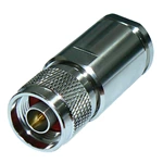 50ohm N Type Male Straight Clamp RF Coaxial Connector – For LMR300/RG58/LMR400/LMR600/5D-FB Cable