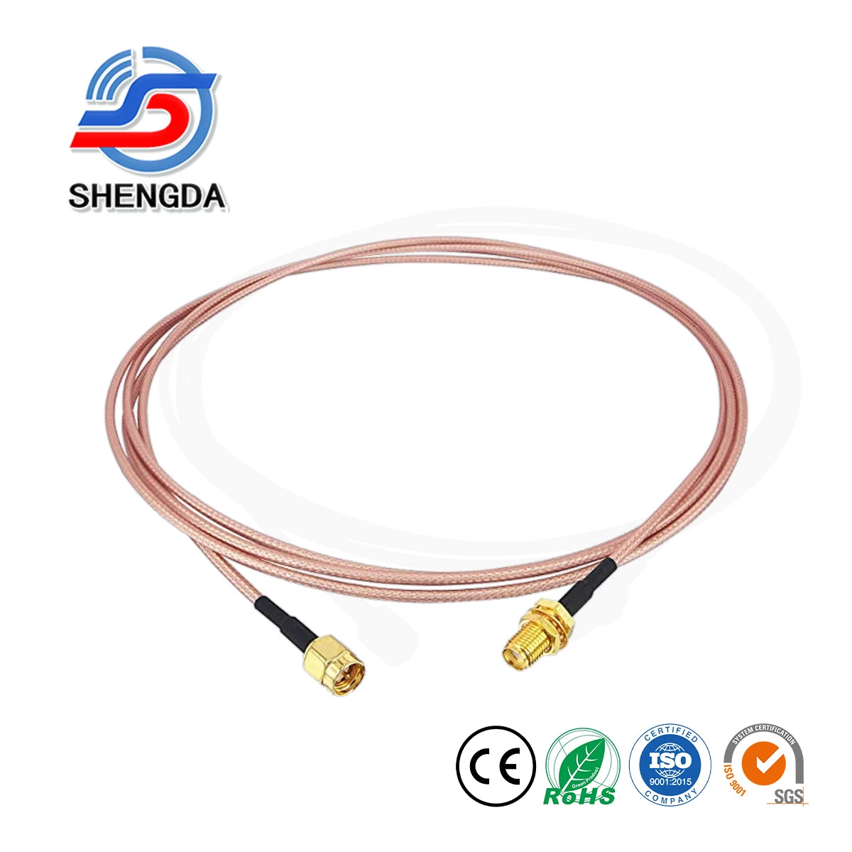 IP68 Coaxial Cable Extension – SMA Male to SMA Female RF Connector Cable (6/8/10inch) for RG316 Pigtail SMA Cable