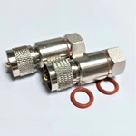 1/2" PL-259 UHF Male Connector – Compatible with Corrugated Copper Standard Andrew Heliax RF Cable