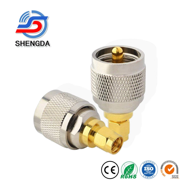 Low Loss Coaxial Connector: SMA Male to PL259 (UHF Male) – for Walkie Talkie/Broadcast Radios/WiFi Antennas