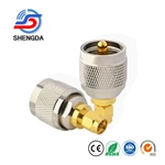 Low Loss Coaxial Connector: SMA Male to PL259 (UHF Male) – for Walkie Talkie/Broadcast Radios/WiFi Antennas
