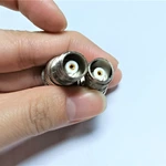 Straight BNC Male to TNC Female RF Coaxial Connector Adapter