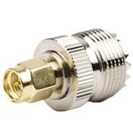 SMA Male to UHF Female (SO239) RF Coaxial Two Way Converter – For Handheld Antenna