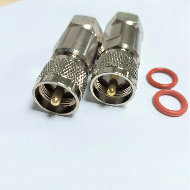 Connector PL-259 UHF Male 1/2" for Corrugated Copper Standard Andrew Heliax RF Cable