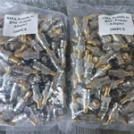 BNC Female to SMA Female RF Coaxial Adapter BNC to SMA Coax Jack Antenna Connector for RF Antennas Wireless LAN Devices