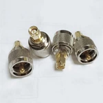 Low Loss Coaxial Connector: SMA Male to PL259 (UHF Male) – for Walkie Talkie/Broadcast Radios/WiFi Antennas