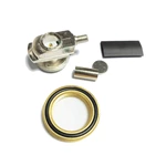 0-6GHz High Frequency NMO Connector – NC1 Alloyed 3/4'' Right Angle Mount Low Profile Crimp Plug for RG58
