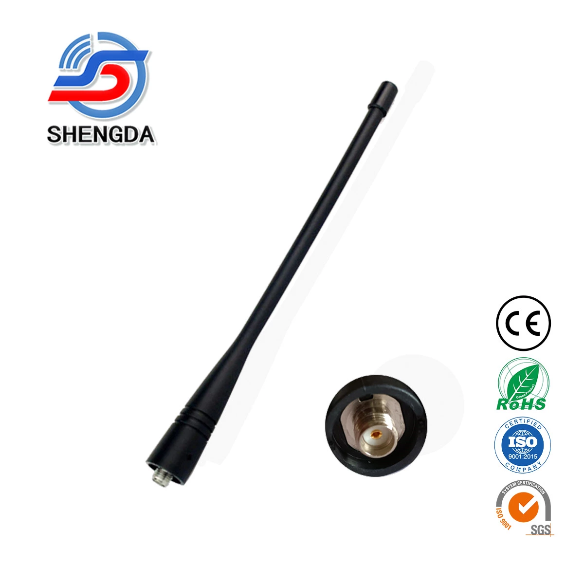 UHF Amateur Radio 400-520MHz Walkie Talkie Antenna With Sma-Female 16Cm Two Way Radio Handheld Antenna TK3107