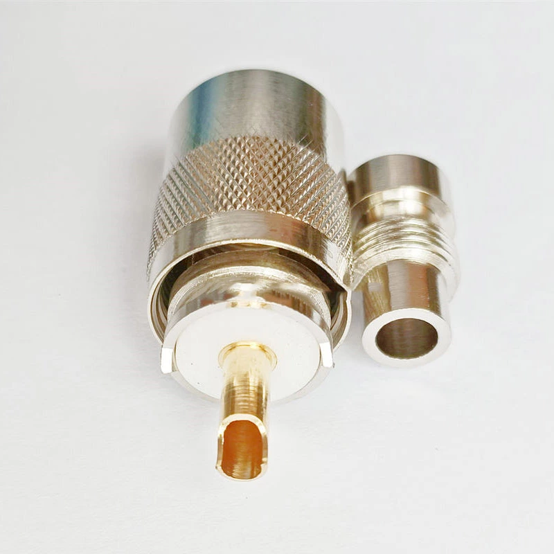 PL 259 UHF Male Solder Connector Plug with Reducer 50ohm Low Loss for RG58 RG8 LMR400 RG213 Compatible with Ham Radio Antenna