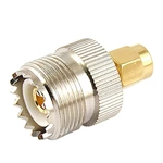 UHF Female to SMA-Male Adapter Coaxial Connector RF SO239 (PL259) Handheld Antenna PL-259 Two Way Converter RF Antenna Adapter
