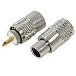 Low Loss 50ohm PL259 UHF Male Solder Connector – with Reducer, Compatible with RG58/RG8/LMR400/RG213 (Ham Radio Antenna)