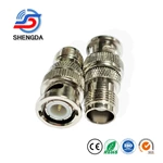 Straight BNC Male to TNC Female RF Coaxial Connector Adapter