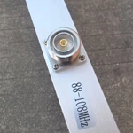 Y88/108F 2 Dipole Yagi Antenna – 88-108MHz 1kW Broadcast TV/FM Antenna (Din7/16 Female + 2way Splitter + 2pcs 1/2'' 3.5m Feeder)