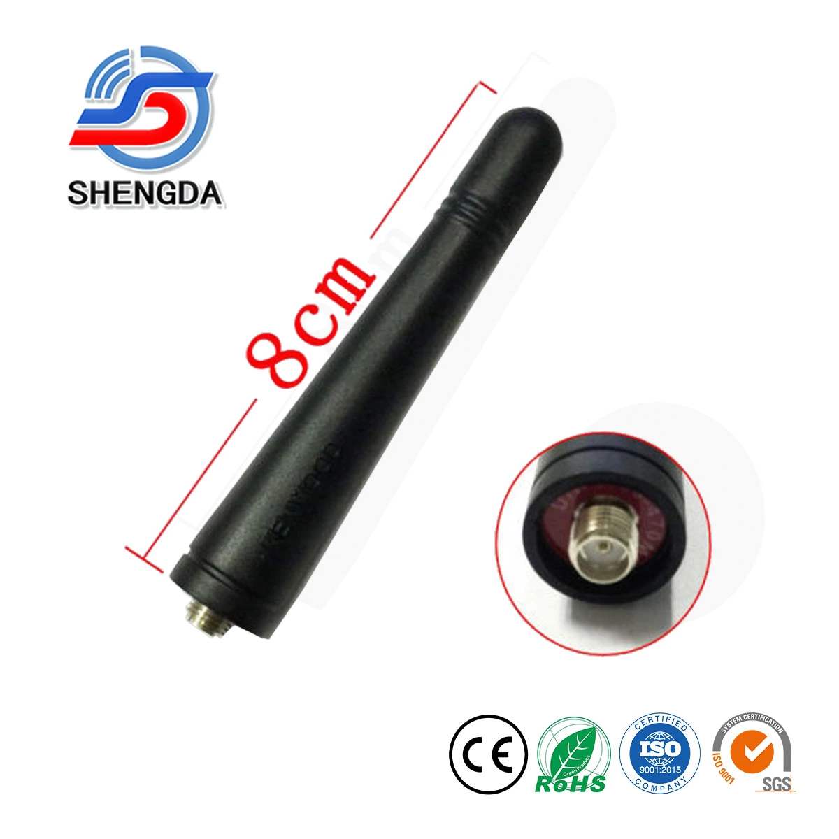 Kenwoods TK3207/TK-3302 Walkie Talkie Antenna – 400-470MHz UHF SMA Female High Quality Radio Antenna